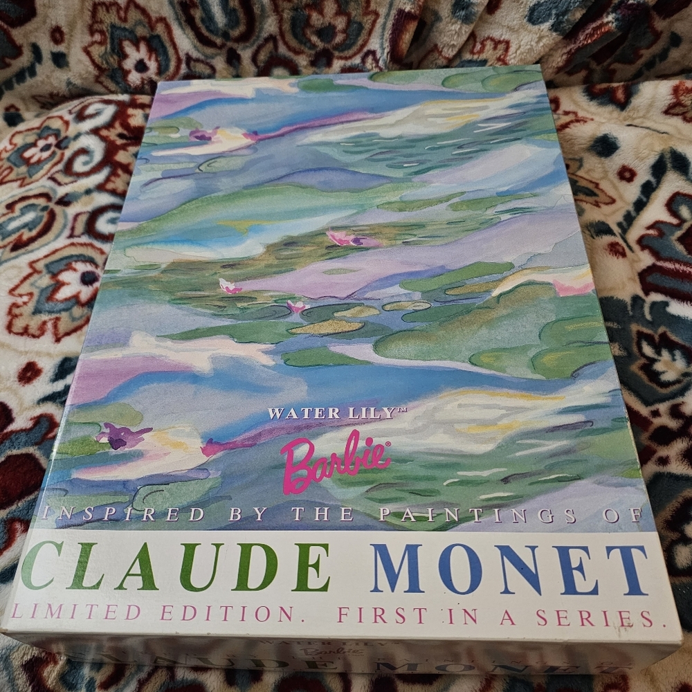 BNIB Vintage 1997 Mattel "Water Lily" Barbie Inspired by Claude Monet - Picture 3 of 11